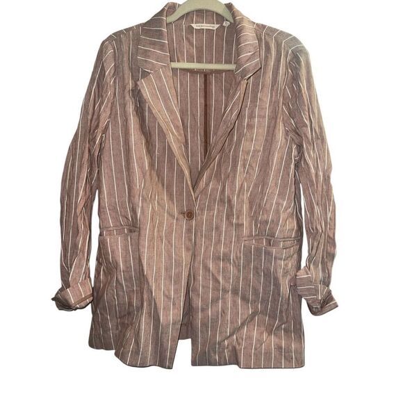 ✨HP✨Soft Surroundings Sunswept Stripe Sz Medium Blazer✨ - Picture 6 of 9